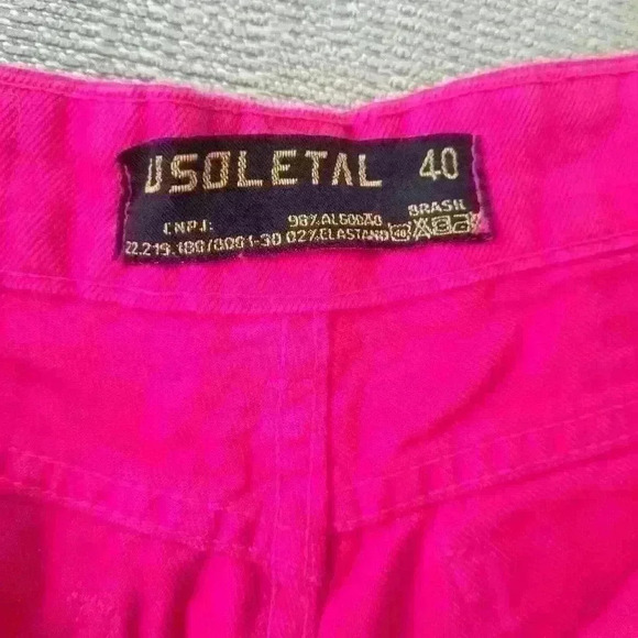 Pink shorts made in  Brazil size 7/8 - Picture 6 of 7